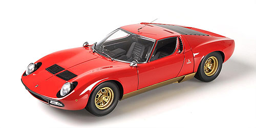 LAMBORGHINI MIURA P400SV RED 1:12 model