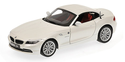 BMW Z4 CONVERTIBLE SDRIVE35I (E89) BRILLIANT WHITE METALLIC HARDTOP 1:18 model
