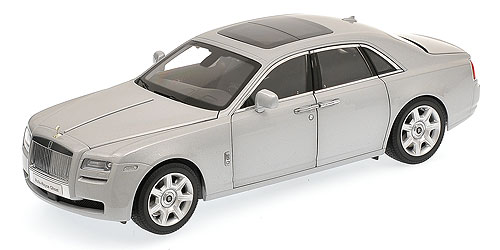 ROLLS ROYCE GHOST SWB LHD – SILVER BLACK – SILVER (08801SS) 1:18 model