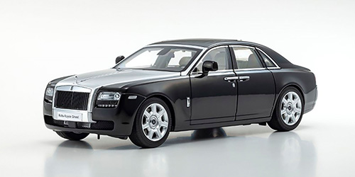 ROLLS ROYCE GHOST – BLACK/SILVER (08802BKS2) 1:18 model