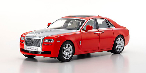 ROLLS ROYCE GHOST – RED/SILVER (08802RS) 1:18 model