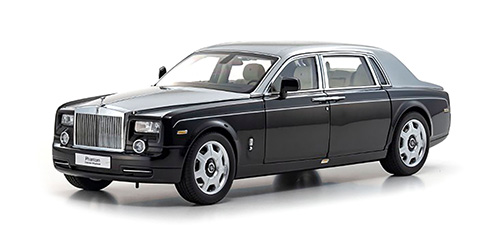 ROLLS ROYCE PHANTOM EXTENDED WHEELBASE – BLACK/SILVER (08841BKS) 1:18 model