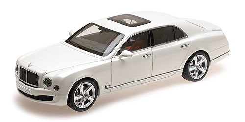 BENTLEY MULSANNE SPEED – GHOST WHITE (088910GHW) 1:18 model