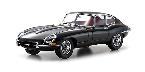 JAGUAR E TYPE (RHD) BLACK (08954BK) 1:18 model