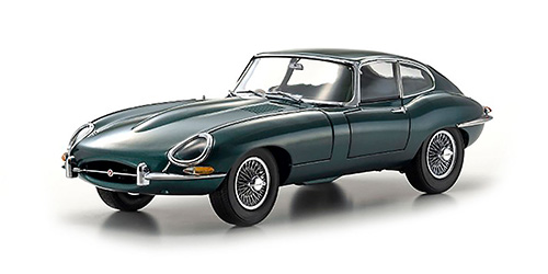 JAGUAR E TYPE (RHD) OPALESCENT DARK GREEN (08954DG) 1:18 model
