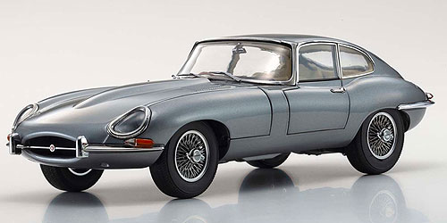 JAGUAR E TYPE (RHD) GREY METALLIC (08954GM) 1:18 model