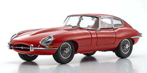 JAGUAR E TYPE (RHD) RED (08954R) 1:18 model