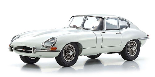 JAGUAR E TYPE (RHD) WHITE (08954W) 1:18 model