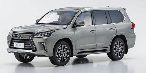 LEXUS LX570 – SONIC TITANIUM (08955T) 1:18 model