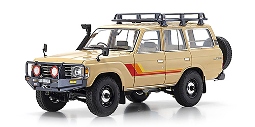 TOYOTA LAND CRUISER 60 – BEIGE – W/ROOF RACK (08956XBE) 1:18 model