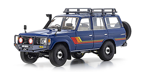 TOYOTA LAND CRUISER 60 – BLUE – W/ROOF RACK (08956XBL) 1:18 model