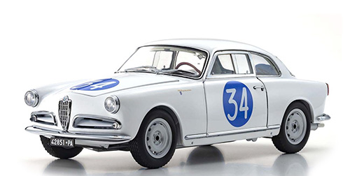 ALFA ROMEO GIULIETTA SV 1960 #34 TARGA FLORIO (08957C) 1:18 model