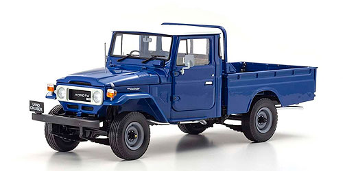 TOYOTA LAND CRUISER 40 PICKUP – BLUE (08958BL) 1:18 model
