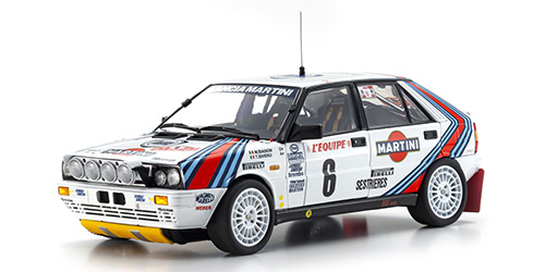 LANCIA DELTA HF 4WD – LANCIA MARTINI #6 – MONTE CARLO 1987 (08960A) 1:18 model