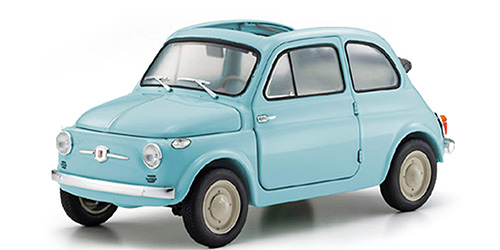 FIAT NUOVA 500 – CRUISE CELESTE (BLUE) (08966LB) 1:18 model