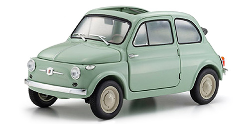FIAT NUOVA 500 – GREEN CLEAR (08966LG) 1:18 model