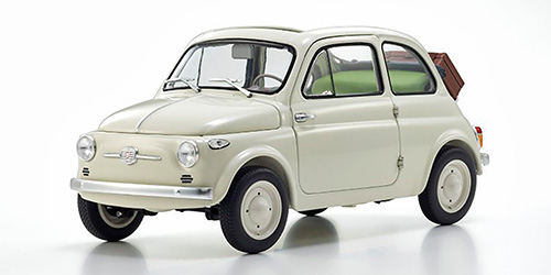 FIAT NUOVA 500 – WITH ACCESSORIES – CREAM (08966WA) 1:18 model