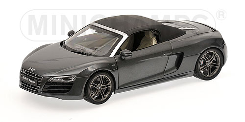 AUDI R8 5.2 FSI QUATTRO SPYDER – DAYTONA GREY 1:18 model