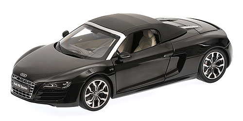 AUDI R8 SPYDER – PHANTOM BLACK 1:18 model