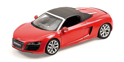 AUDI R8 5.2 FSI QUATTRO SPYDER – BRILLANT RED (09217R) 1:18 model