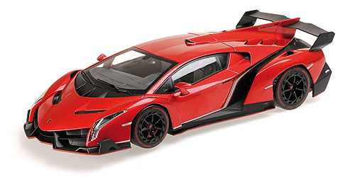 LAMBORGHINI VENENO RED METALLIC (09501RM) 1:18 model