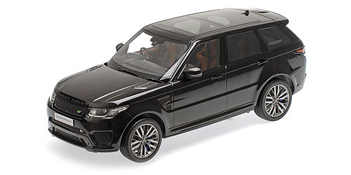 LAND ROVER – RANGE ROVER SPORT SVR – BLACK (C09542BK) 1:18 model