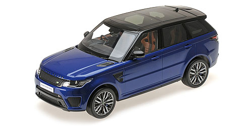 LAND ROVER – RANGE ROVER SPORT SVR – ESTORIL BLUE (C09542BL) 1:18 model