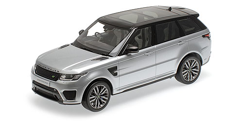 LAND ROVER – RANGE ROVER SPORT SVR – SILVER (C09542S) 1:18 model