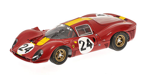 FERRARI 330 P4 – #24 – MAIRESSE/BEURLYS – 3RD 24H LE MANS 1967 L.E. 1002 pcs. 1:18 model