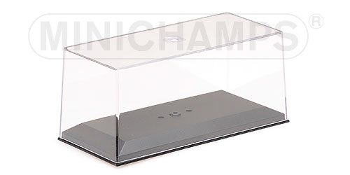 STREET CLEAR COVER AND BASE (HAUBE UND BODEN) 1/43 MINICHAMPS (14,7 x 6,9 x 6,5) 1:43 model