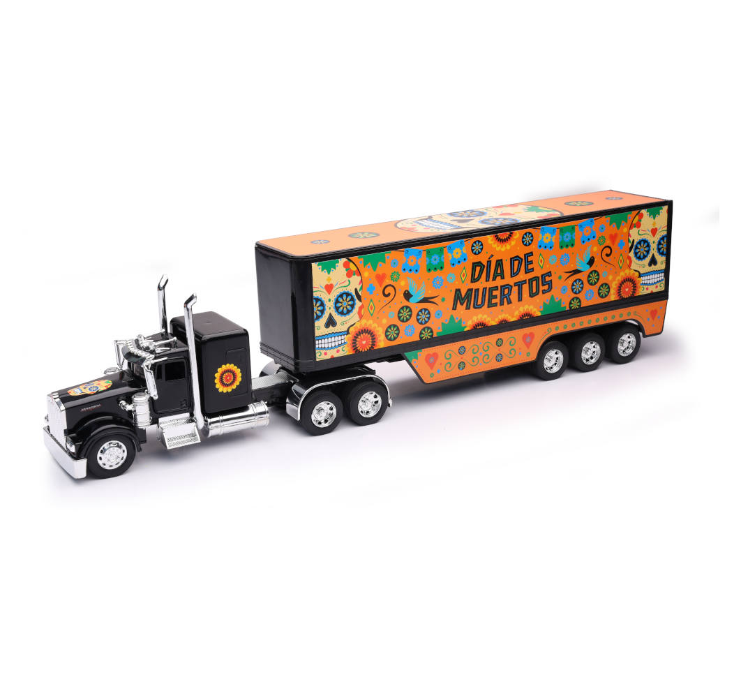 New-Ray Kenworth W900 Truck (DIA DE LOS MUERTOS) diecast model
