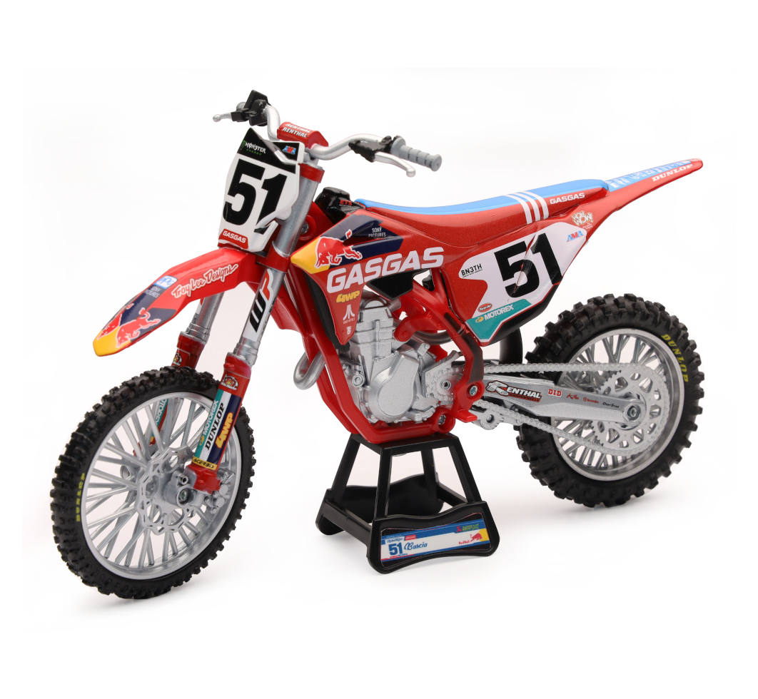 New-Ray TLD Red Bull GASGAS MC 450F Race Bike (Justin Barcia) diecast model