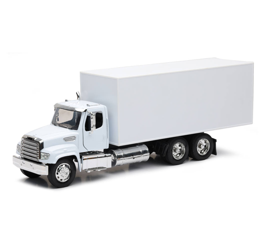 New-Ray Freightliner 114SD Box Truck diecast model