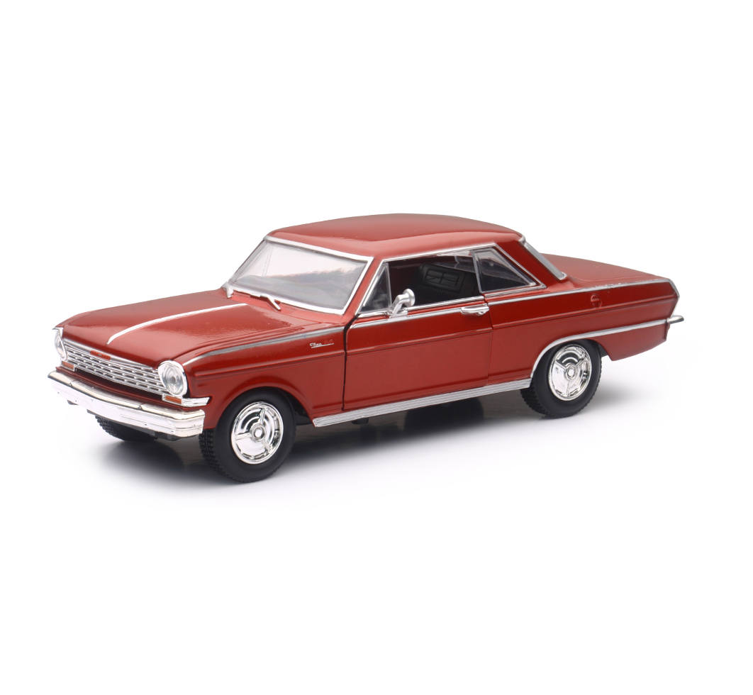 New-Ray 1964 Chevy Nova SS — Burgundy diecast model