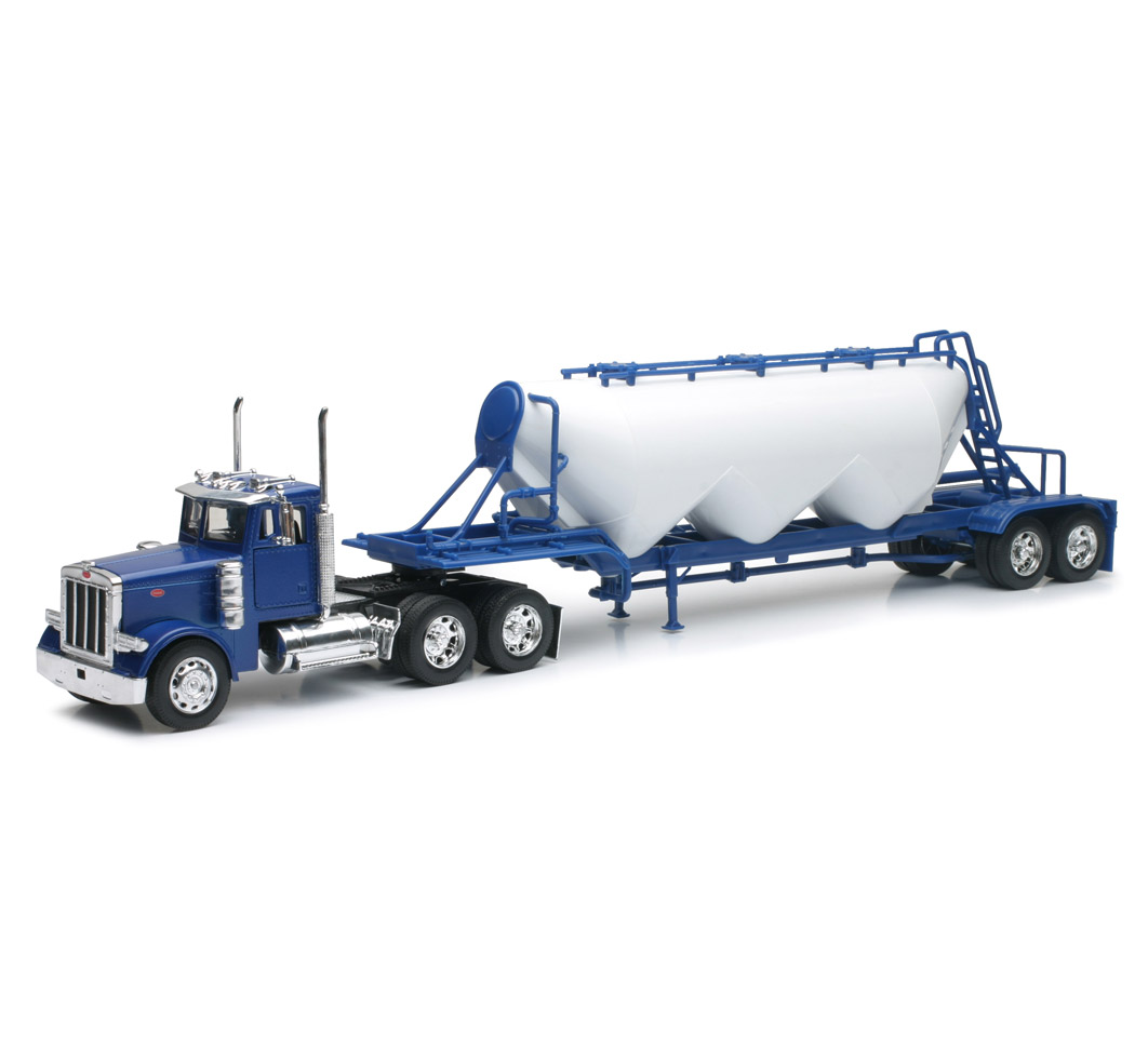 New-Ray Peterbilt 379 Pneumatic Trailer diecast model