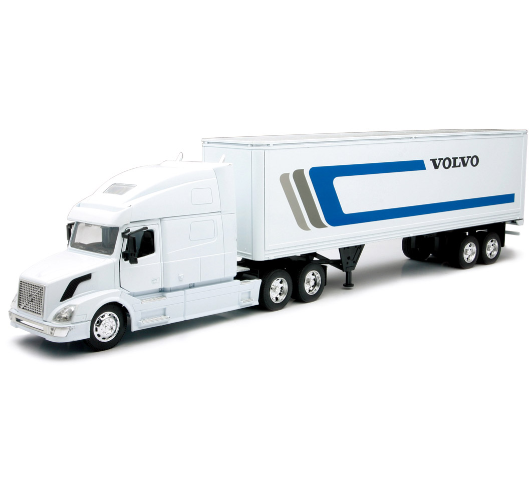 New-Ray Volvo VN-780 W/Dry Van Trailer diecast model