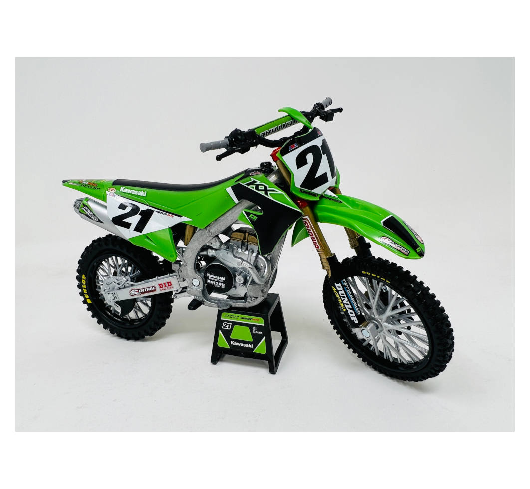 New-Ray Kawasaki Race Team Bike (Jason Anderson) diecast model