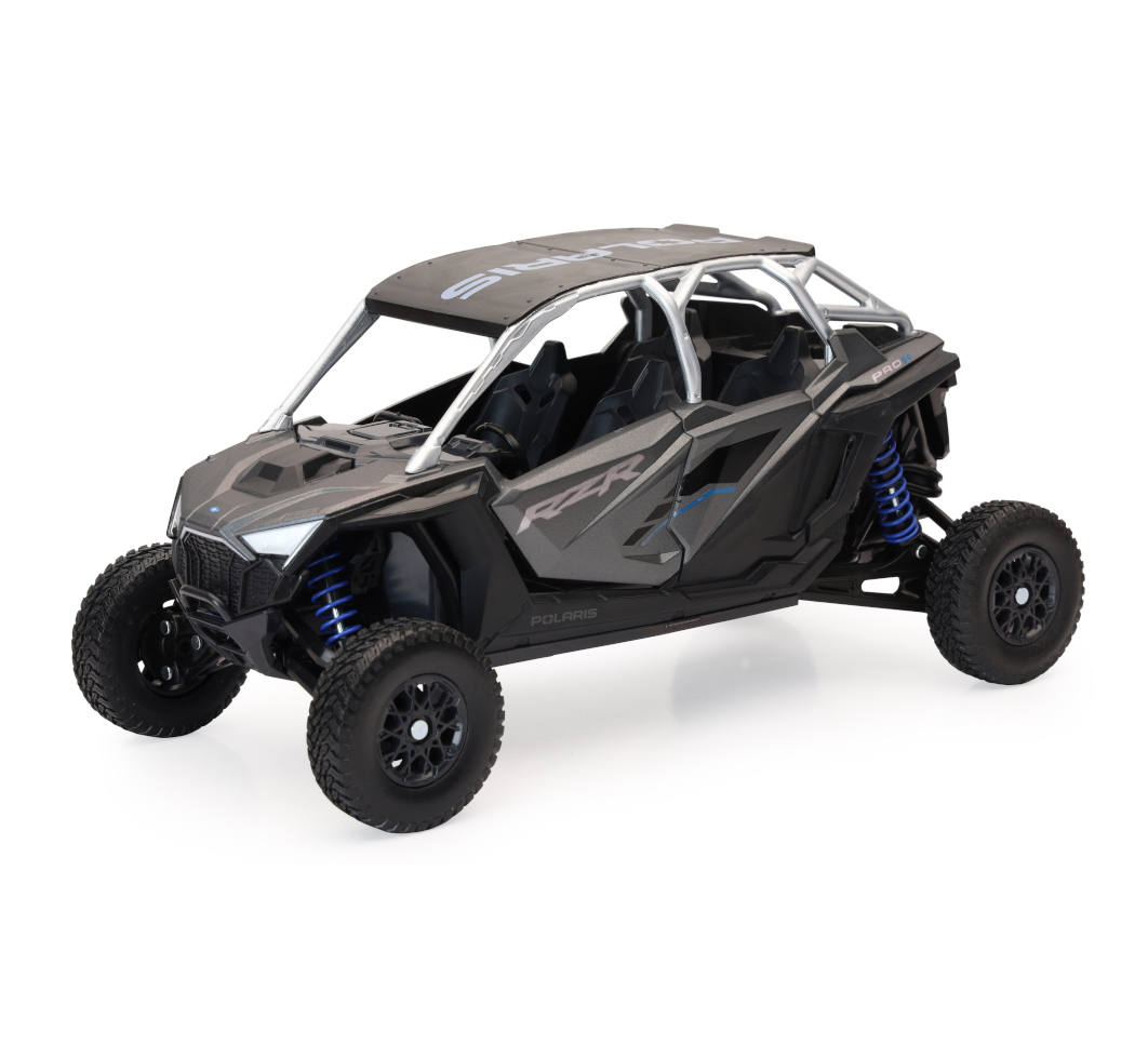 New-Ray Polaris RZR Pro R 4 (Matte Heavy Metal) diecast model