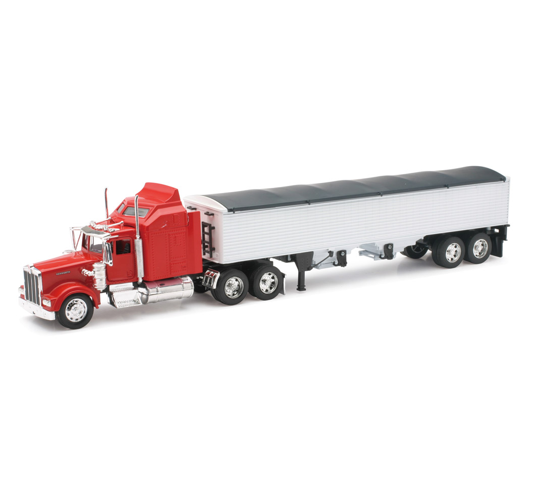 New-Ray Kenworth W900 Grain Hauler diecast model