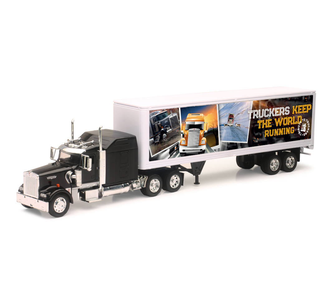 New-Ray Kenworth W900 Truck (Tribute To Truckers) diecast model