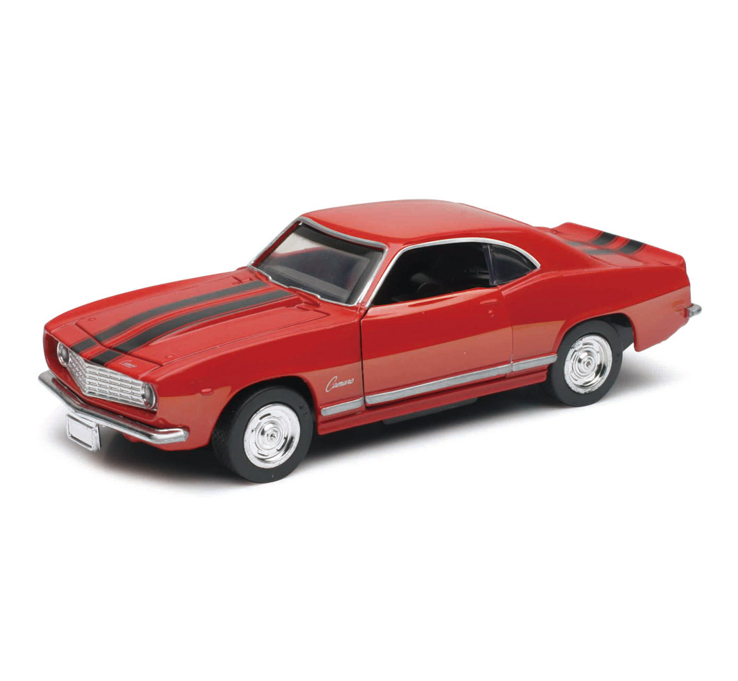 New-Ray 1969 Chevrolet Camaro Z28 1:32 diecast model and packaging