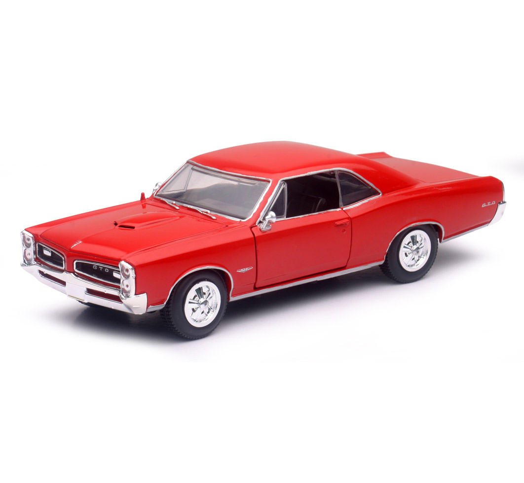 New-Ray 1966 Pontiac GTO — Red diecast model