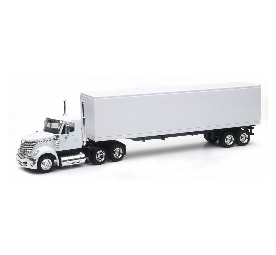New-Ray International Lonestar White Long Hauler diecast model