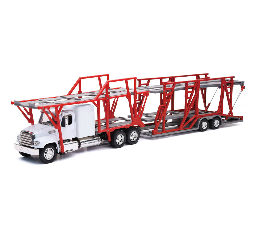 New-Ray Freightliner 114SD Auto Carrier diecast model